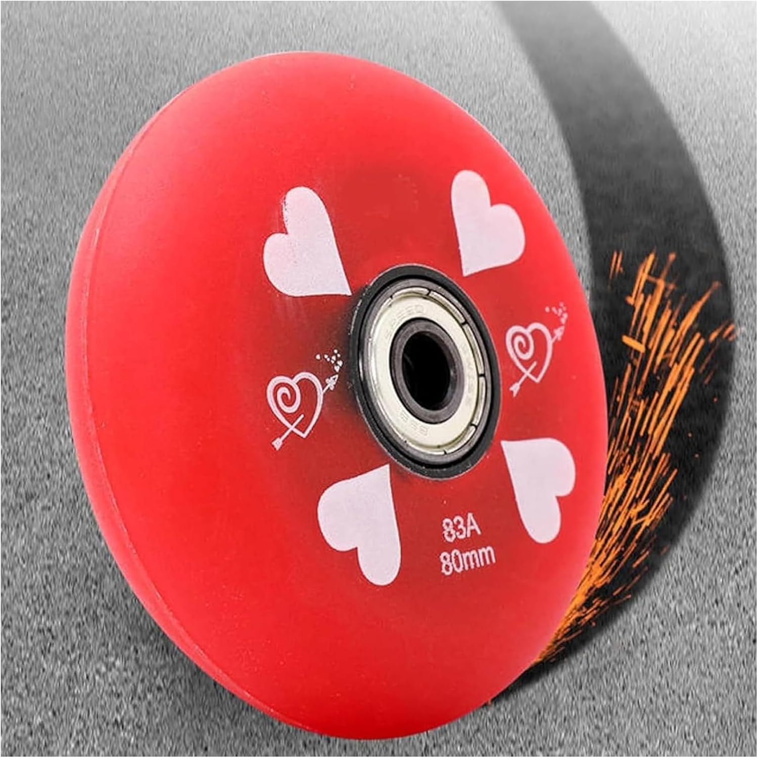 Inline Skate Wheels 83A 62mm 64mm 68mm 70mm 72mm 76mm 80mm Replacement Wheel PU Rubber Wheels