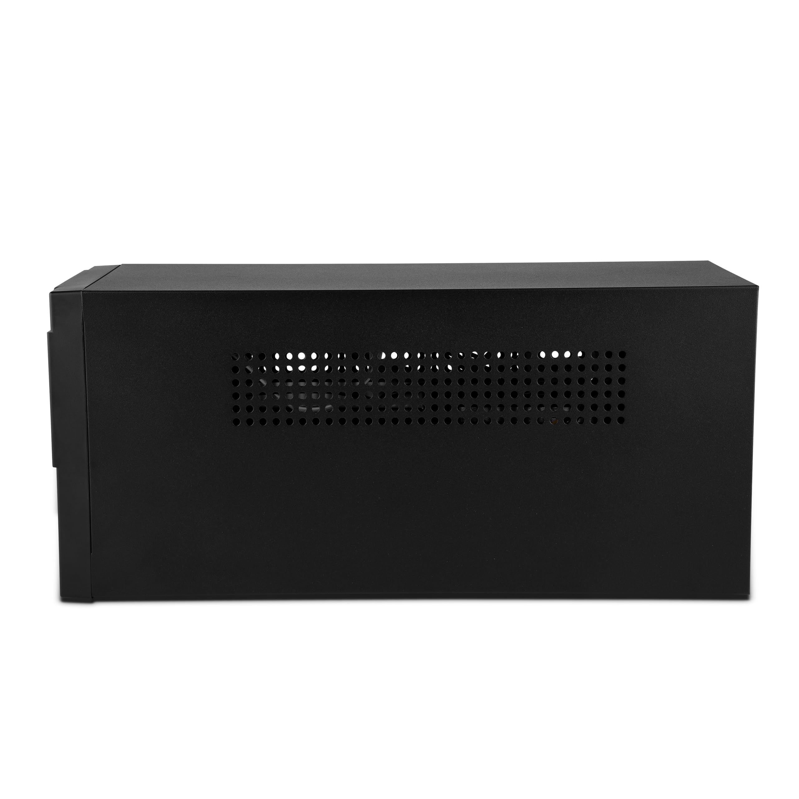 QIAN Onduleur UPS Line Interactive 1000VA Mini-Tour Compacte Charge Rapide Protection Contre Les Surtensions Puissance de Sortie 600W avec 3 Douilles Schuko (Noir)