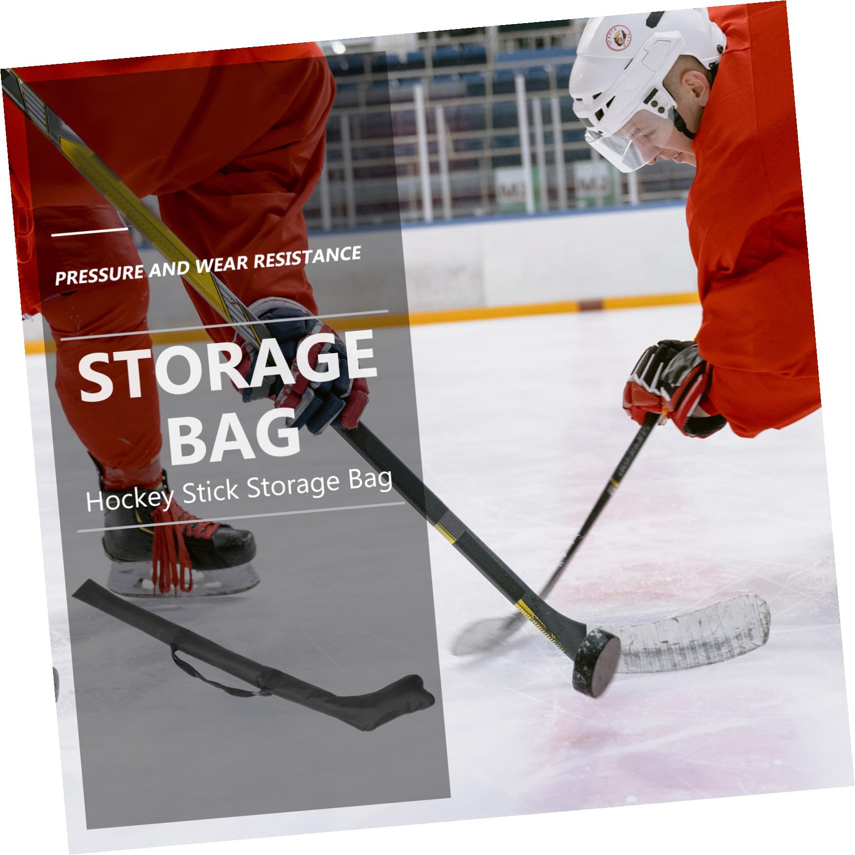Bolsa Resistente al Desgaste y Presión de Tela Oxford para Palos de Hockey sobre Hielo Diseño Especial para Transporte Portátil y Almacenamiento Seguro