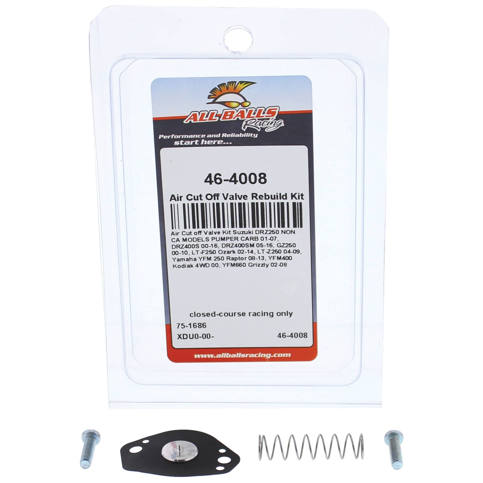 Amazon.com: All Balls Racing 46-4008 Air Cut Off Valve Rebuild Kit