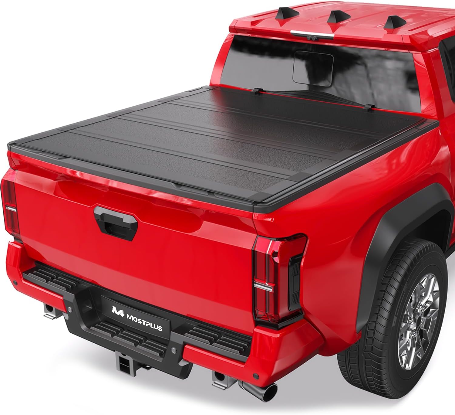 MOSTPLUS 5ft Low-Profile Quad-Fold Hard Tonneau Cover for Toyota Tacoma (2016-2026)