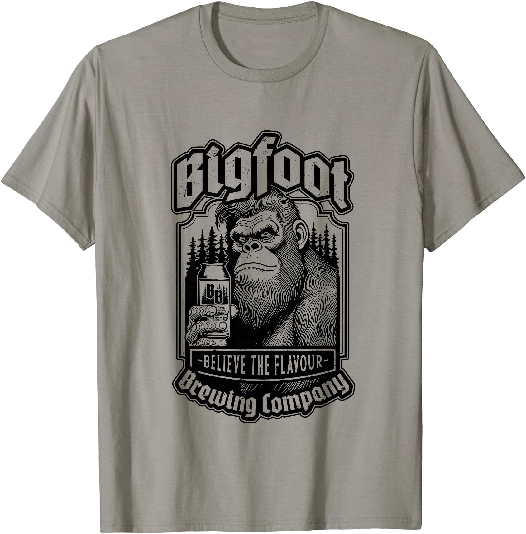 Grandio Design Beer & Alcohol Lover Drinker GiftsBigfoot Brewing Company Funny Beers Beer Lover Drinking T-Shirt