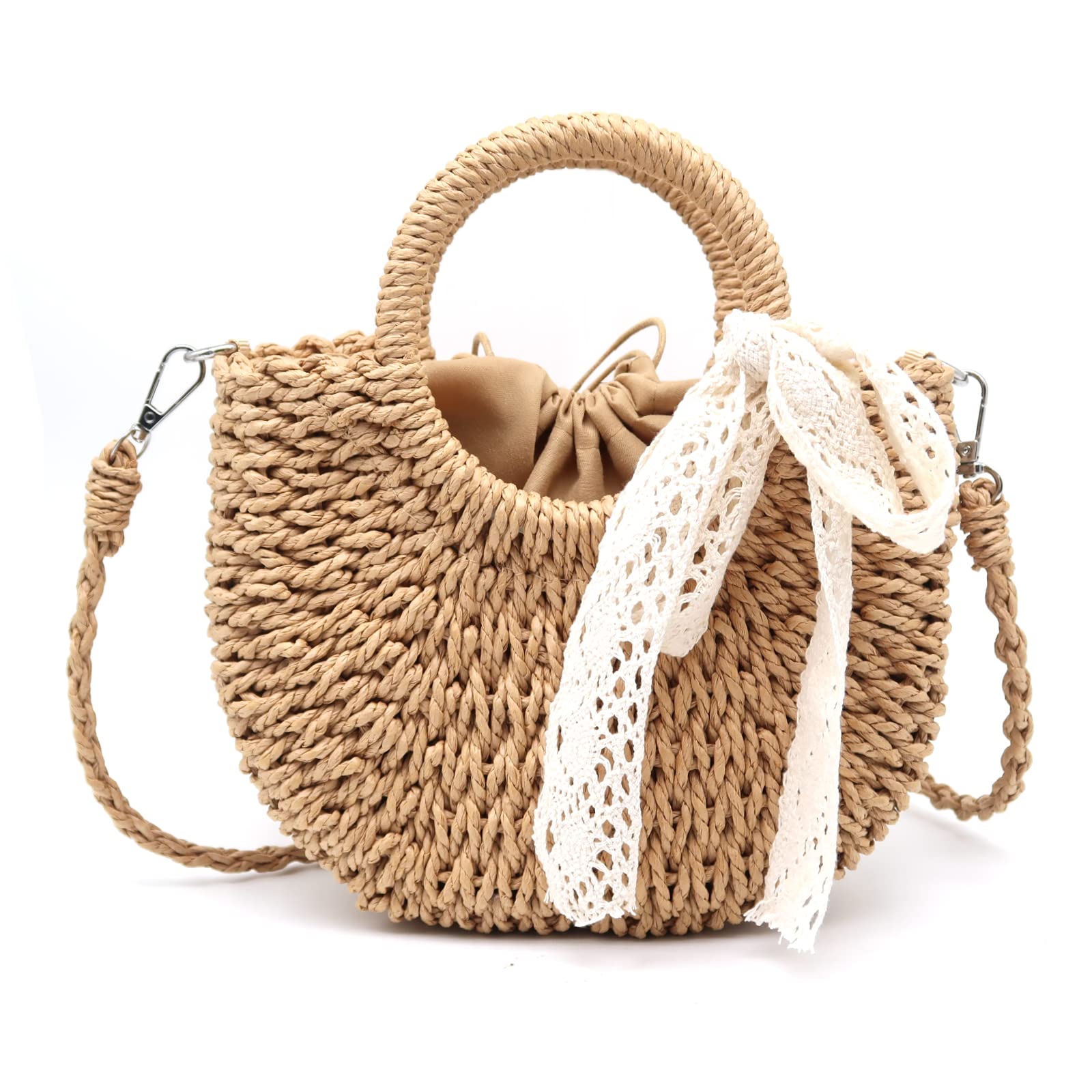 Photo 1 of Crbeqabe Straw Beach Tote Bag
