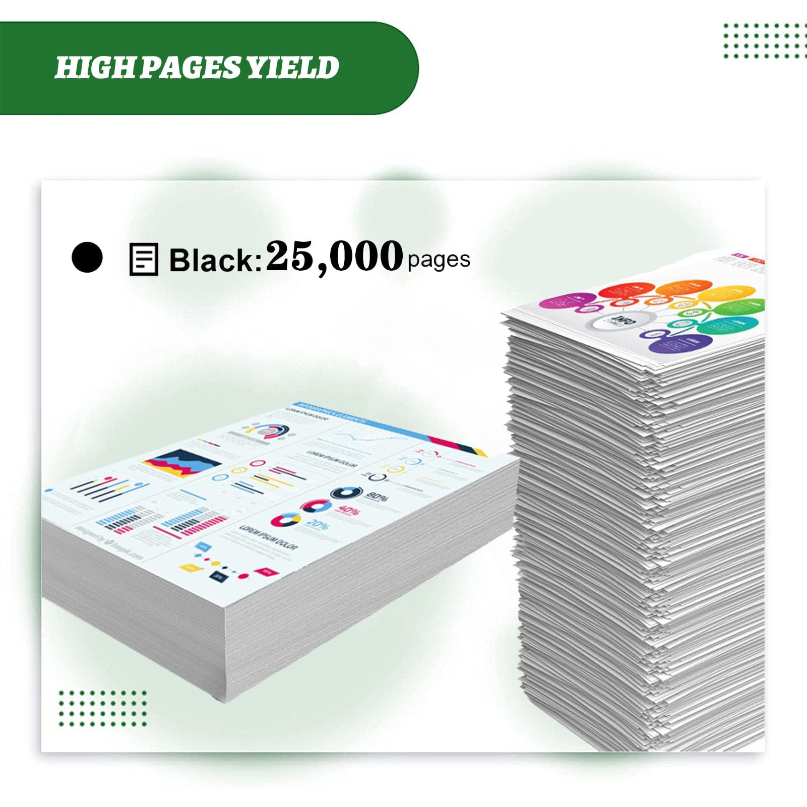 Cartuccia di toner ad alta capacità 106R02735 compatibile con le stampanti Per Xerox 4265, 4265S, 4265X, 4265XF 2