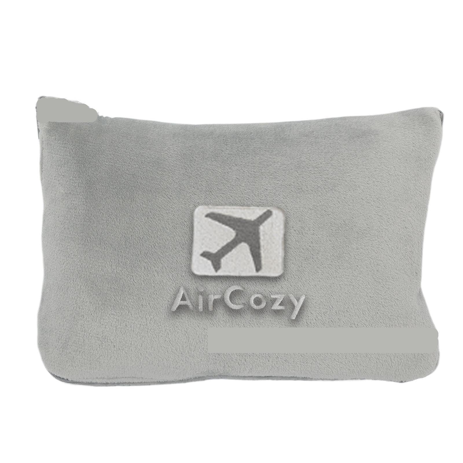 2 Mantas de Almohada Viaje en 1 para Viajes, Tren, Avión