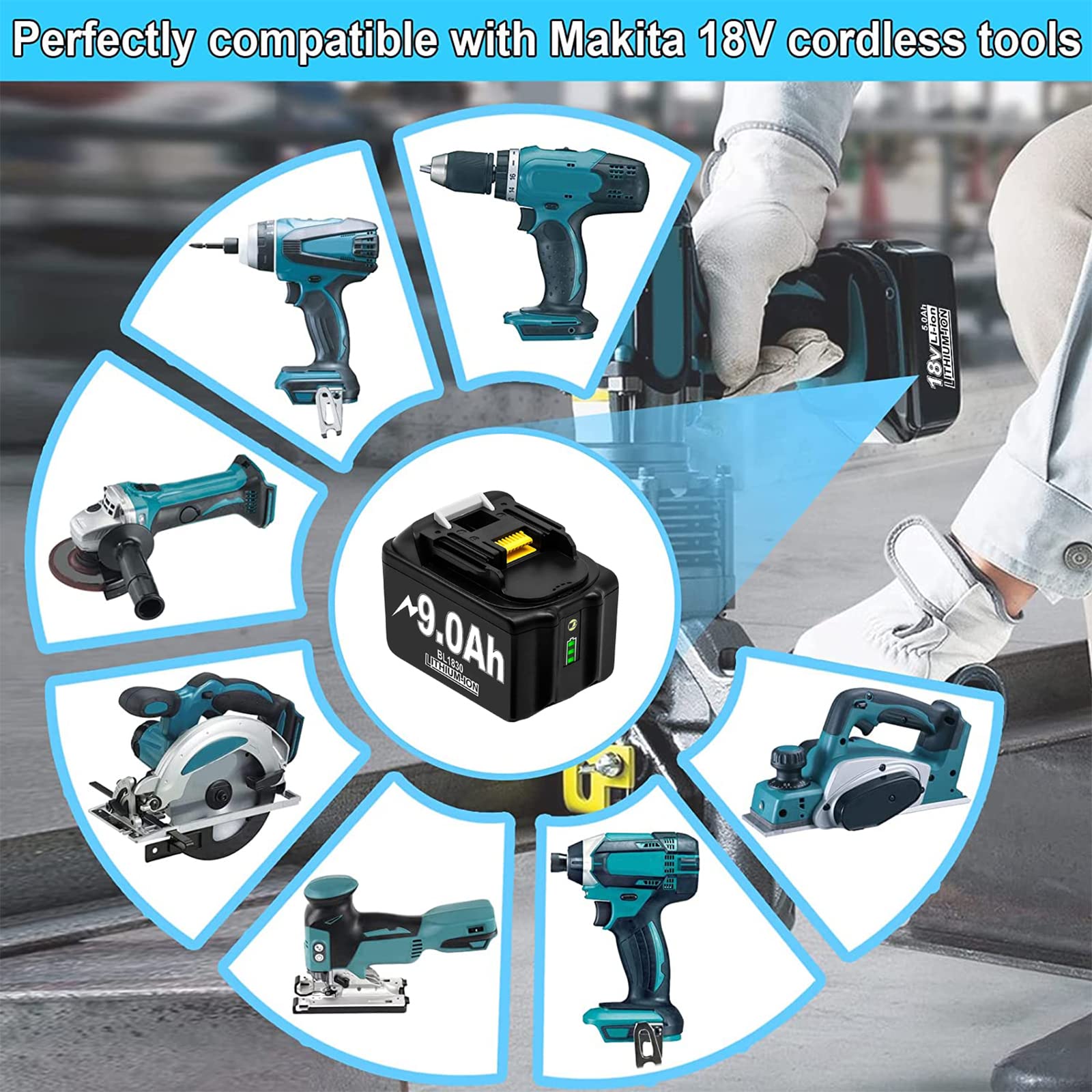 Akku für Makita 18V 5000 mAh BL1860 (Neu (gemäss Beschreibung)) in Chiasso für CHF 50 – mit Akku für Makita 18V 5000 mAh BL1860 (Neu (gemäss Beschreibung)) in Chiasso für CHF 50 – mit