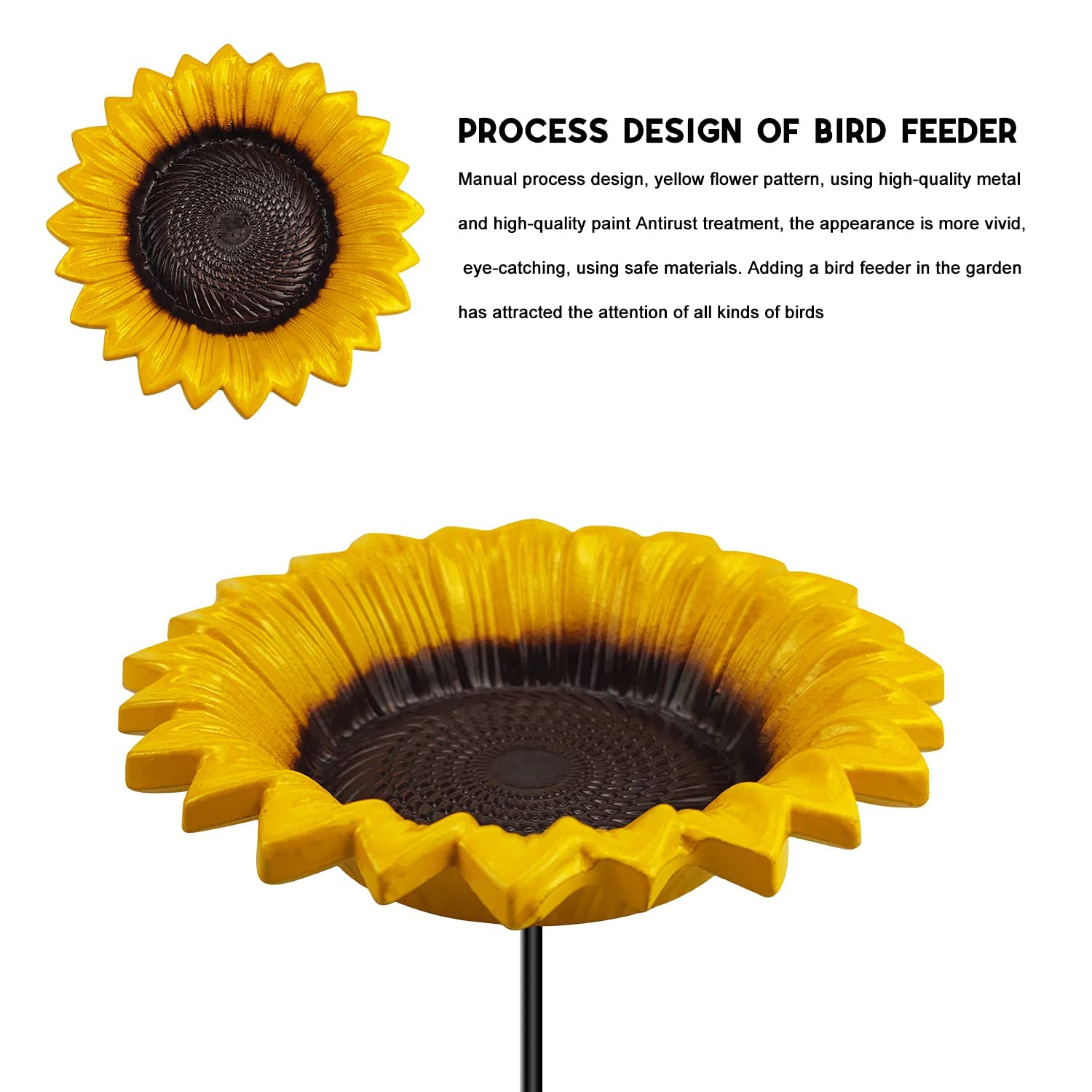 MIXXIDEA ひまわり鳥フィーダー バードバス アウトドア用 鳥の餌やり器 Amazon.co.jp: MIXXIDEA ひまわり鳥フィーダー バードバス アウトドア