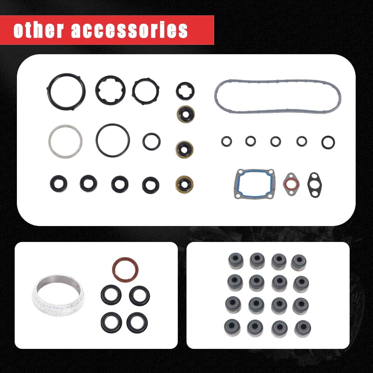 AUCERAMIC Engine Cylinder Head Gasket Set Fit for Toyota Camry 2012-2017, RAV4 2016-2018, Avalon 2013-2018, for Lexus ES300H 2013-2018, Lexus NX300H 2015-2020 2.5L Replace# HS26667PT VS50825R