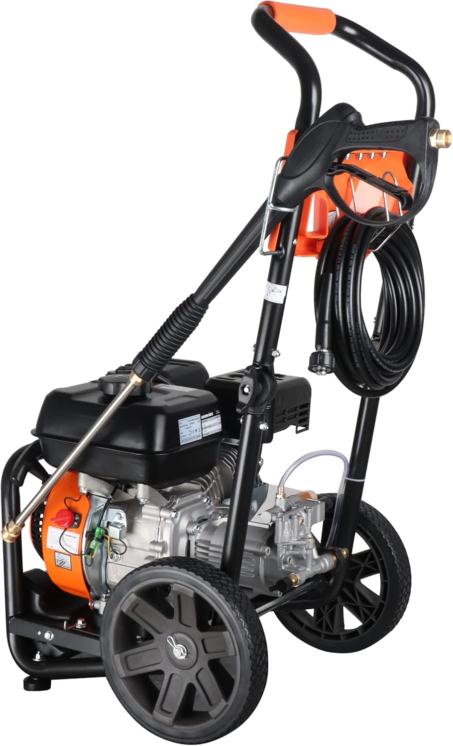 GPW3200 Gas Powered Foldable Pressure Washer 3200 PSI and 2.5 GPM, Soap Tank and Five Nozzle Set | Compact & Foldable