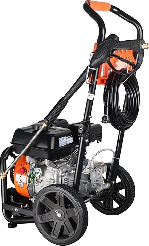 Miniatura 8 de GPW3200 Lavadora a presión plegable a gas 3200 PSI y 2.5 GPM, tanque de jabón y juego de cinco boquillas | Compacto y plegable