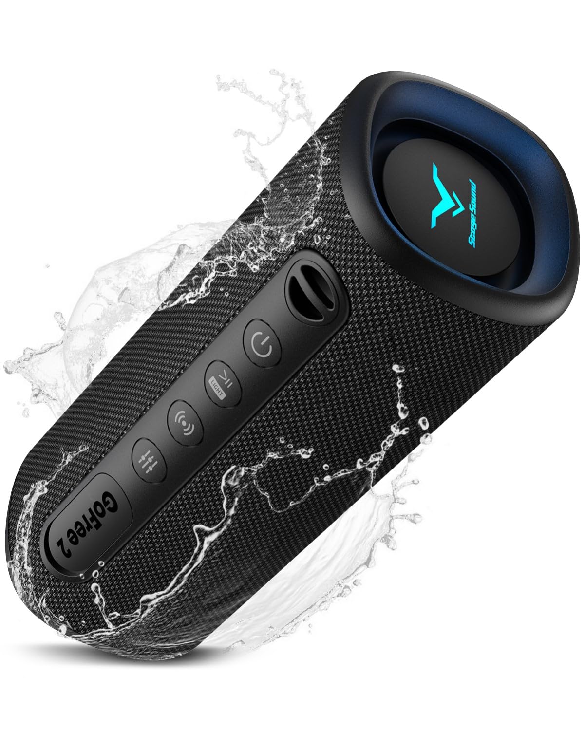 StageSound Portabler Bluetooth Lautsprecher, IP67 Wasserdicht, 25W Musikbox