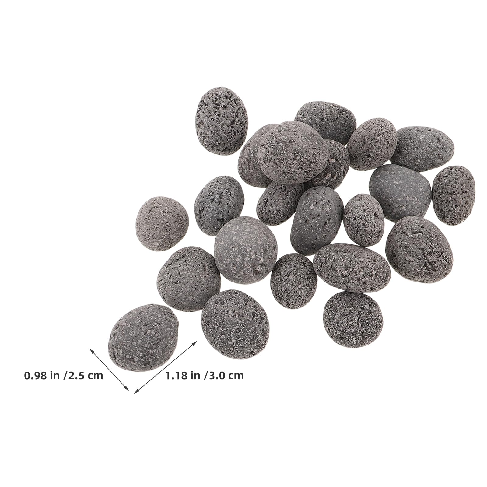Artibetter Saunasteine 2–3cm Mittel 1,9 Kg Beutel Natürlicher Stein Wärmespeichersteine Schnell Aufheizend für Saunaöfen und Aufguss
