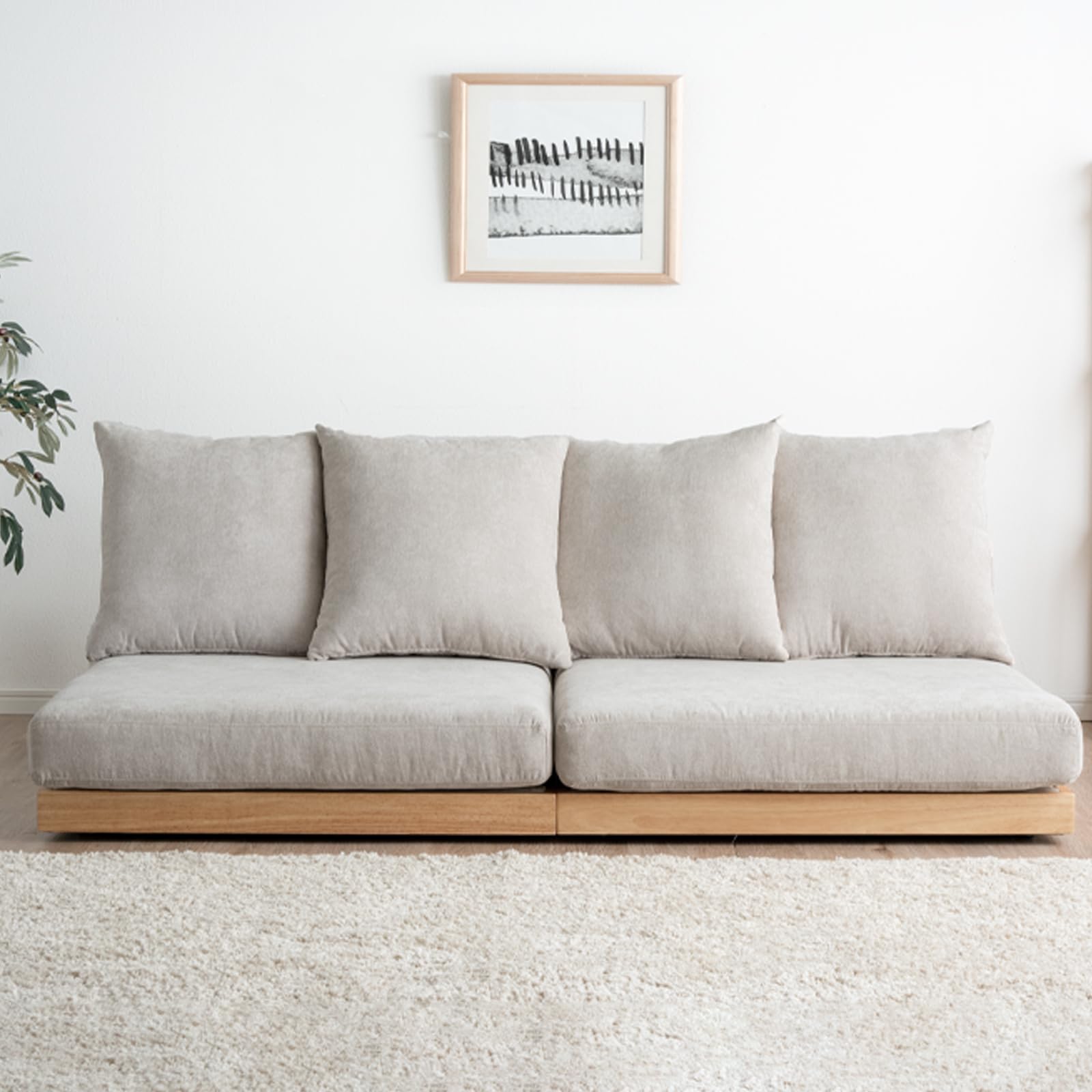 ソファ　3人がけ 3人掛けソファ 座面高36cm以下の通販 / 北欧・モダン