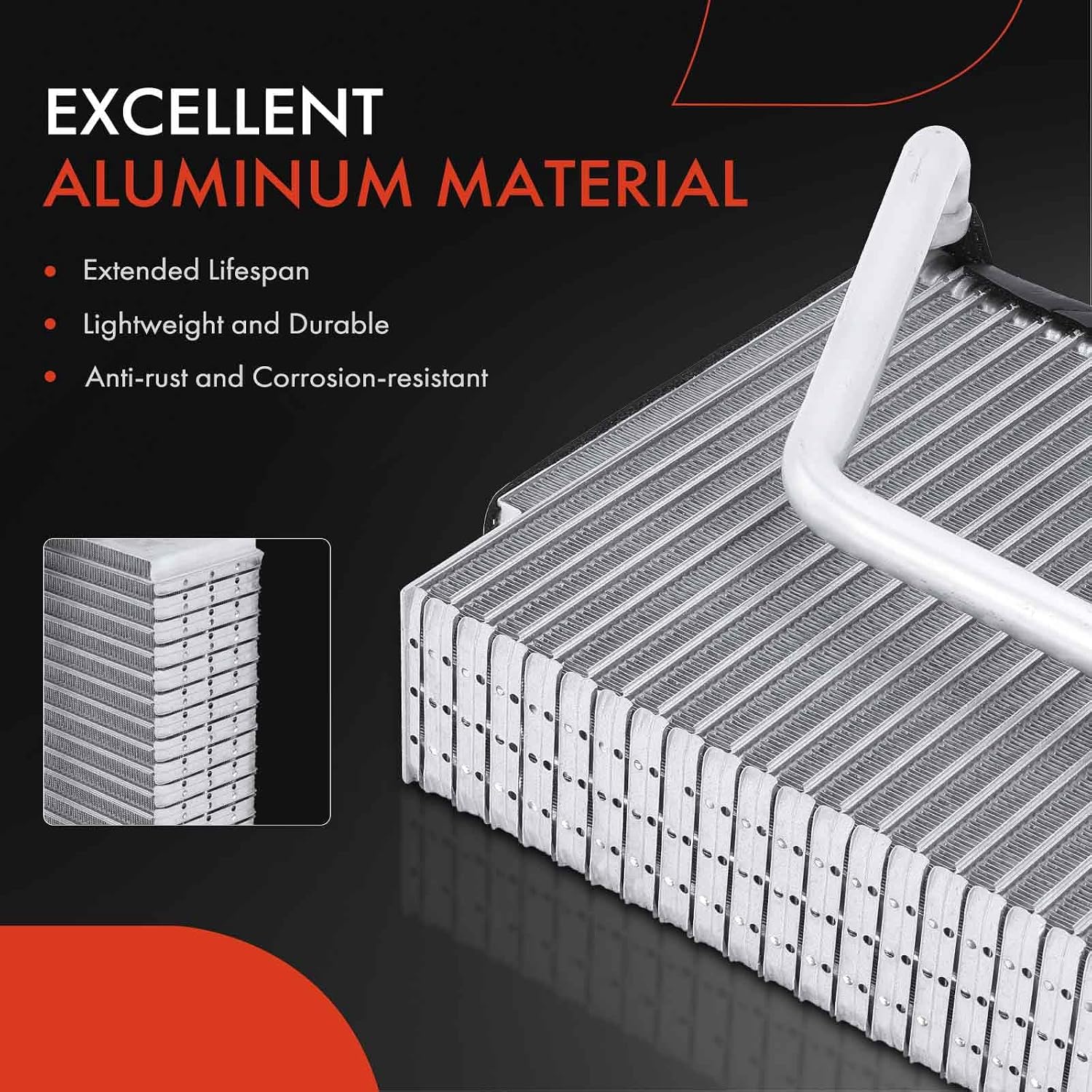 A-Premium Front AC Evaporator Core Compatible with Mitsubishi Montero Sport 1997-2004