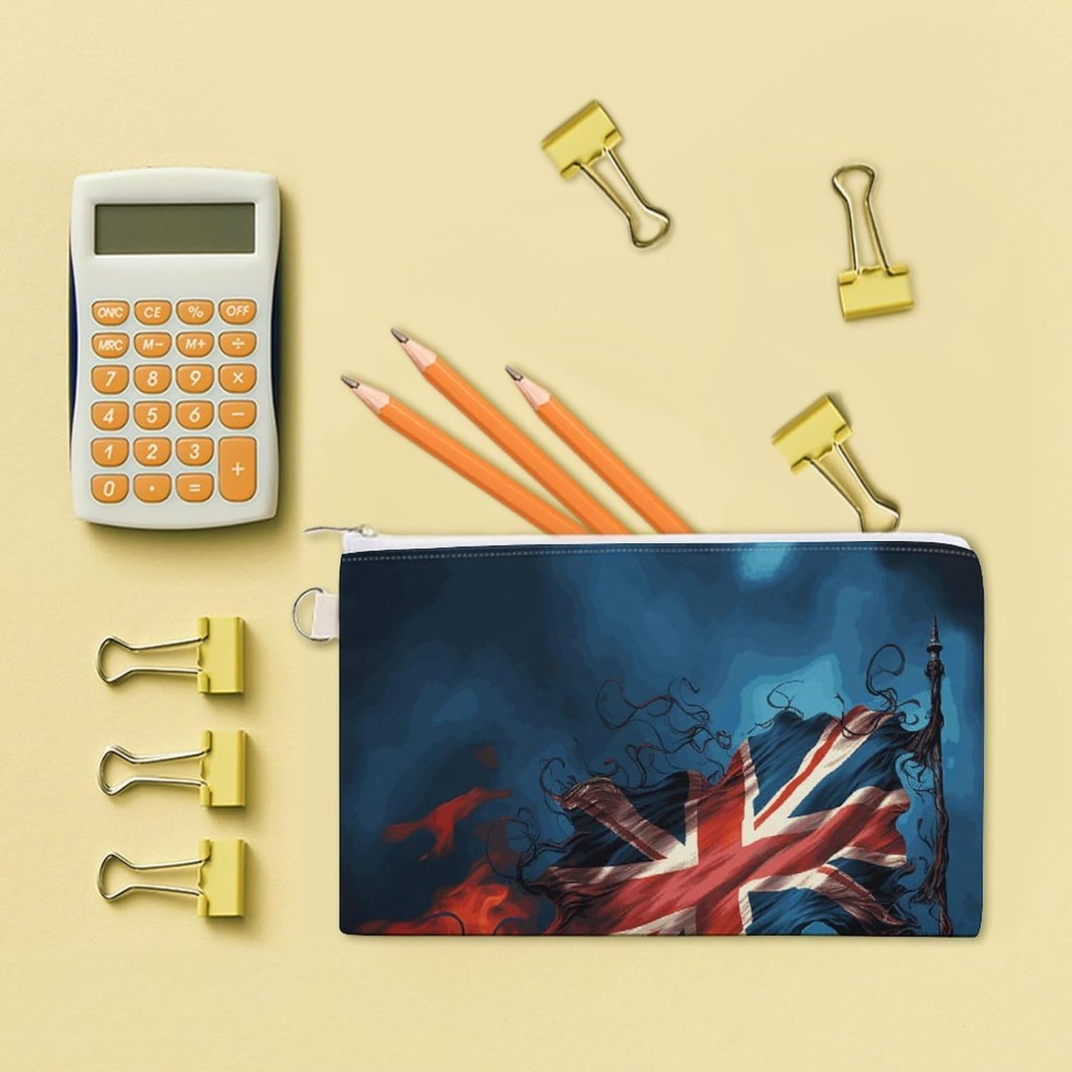 Painted Flag Coin Purse Mini Coin Pocket Pouch Change Holder for Men Women Portable Change Wallet