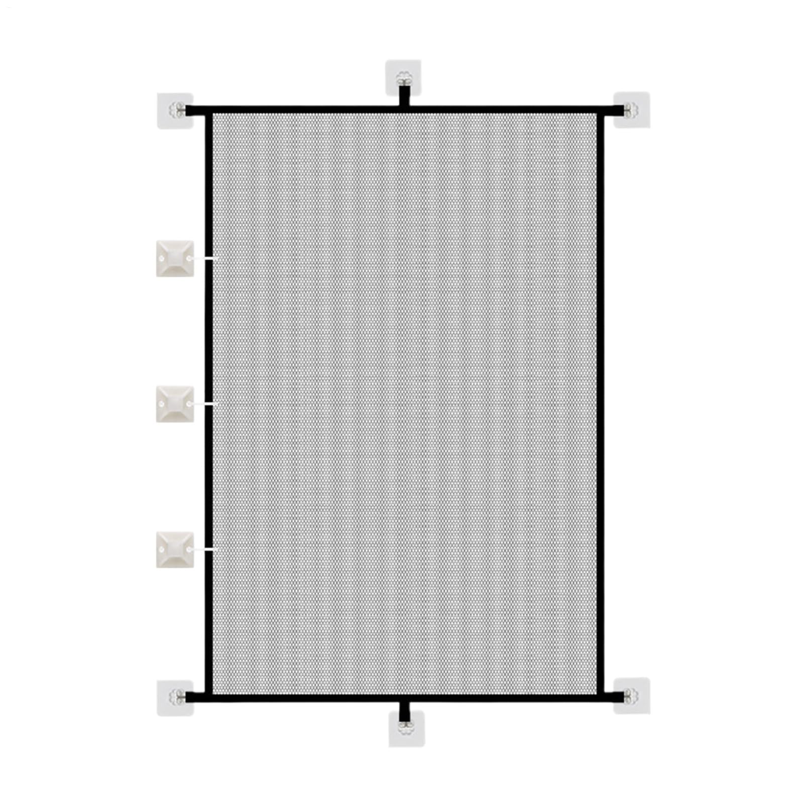 Cat Door, Pet Cat Gate Indoor, 43.31x28.35x0.79 Inches Lightweight Folding Barrier, Safety Fence for Kids Kitten Bunny Hallway Bedroom Porch Living Room Use, Gray