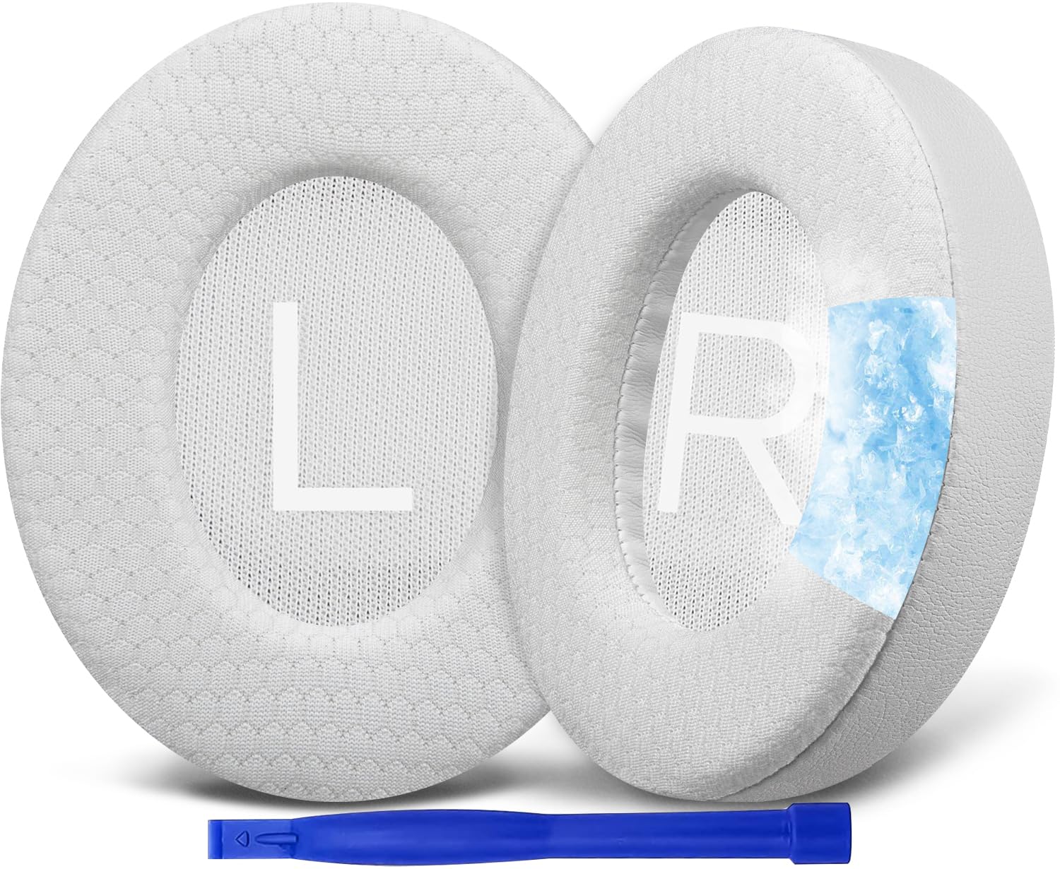 SOULWIT Cooling Gel Replacement Earpads for Bose 700 (NC700) Wireless Headphones, Ear Pads Cushions with Ice Silk Fabric, High-Density Noise