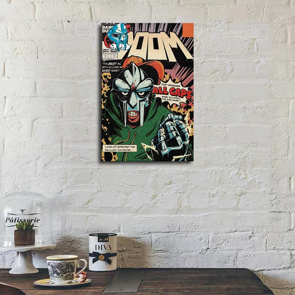 M.i.C MF DOOM POSTER ポスター L FACE MF Doom Poster Set of 6 Album Poster | Super What