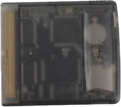 Video Games Memory Card for GB GBC GBA SP, 1000 in 1 Game Flash Memory Card, Game Cartridge Expansion Card for Gameboy, for MAPPER (Black Transparent)