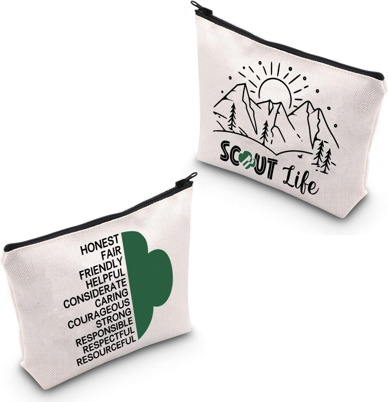 Girl Scout Gift Girl Scout Leader Gift Scout Life Cosmetic Bag Girl Power Gift (Scout Life UK)
