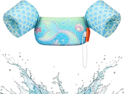 Miniatura 10 de HeySplash Chaleco de Natación para Niños, Flotadores de Piscina para Niños Pequeños, Chaleco de Natación para Niños con Correa Ajustable, Chaqueta