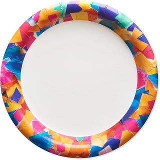 American Greetings Confetti Birthday Party Supplies, Dessert Plates (36-Count)