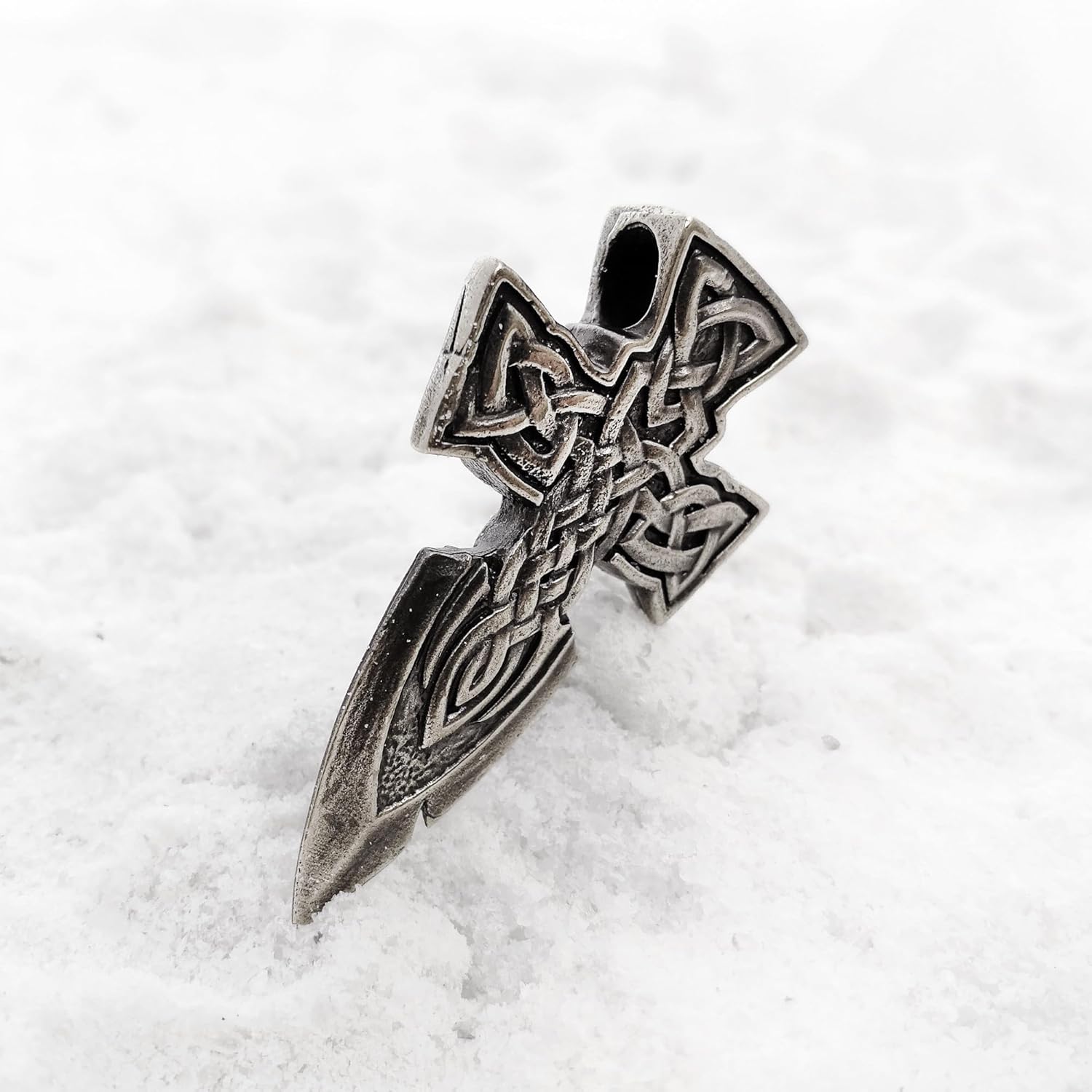 CooB 1Pcs/Lot EDC Paracord Bead, Pendant, Charm, Knife Lanyard Bead Celtic Cross. DIY Paracords Beads for Paracord Lanyards Accessories