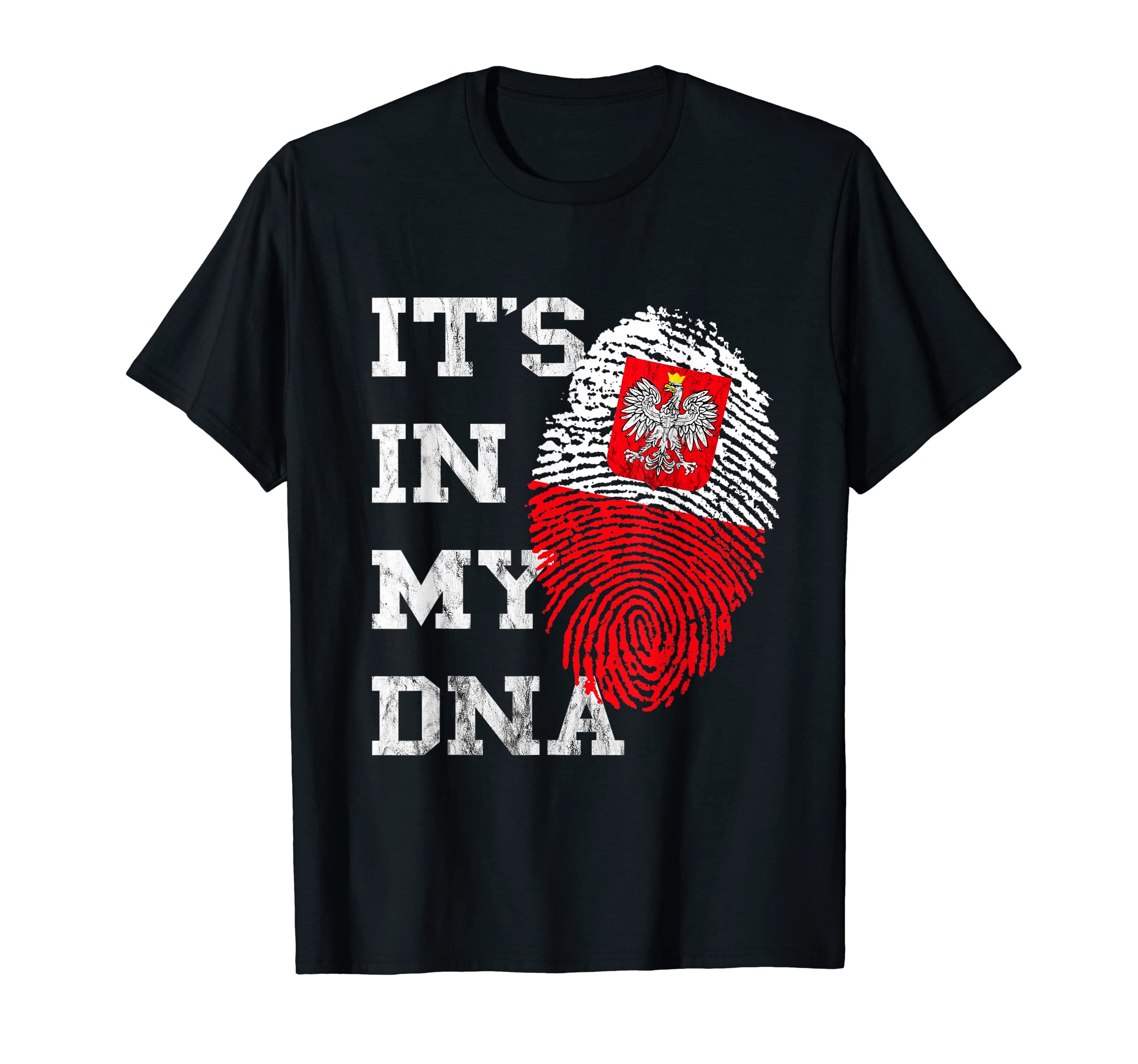 It's In My DNA Polska Genetics Polish Roots Poland Flag T-ShirtOEKO-TEX STANDARD 100