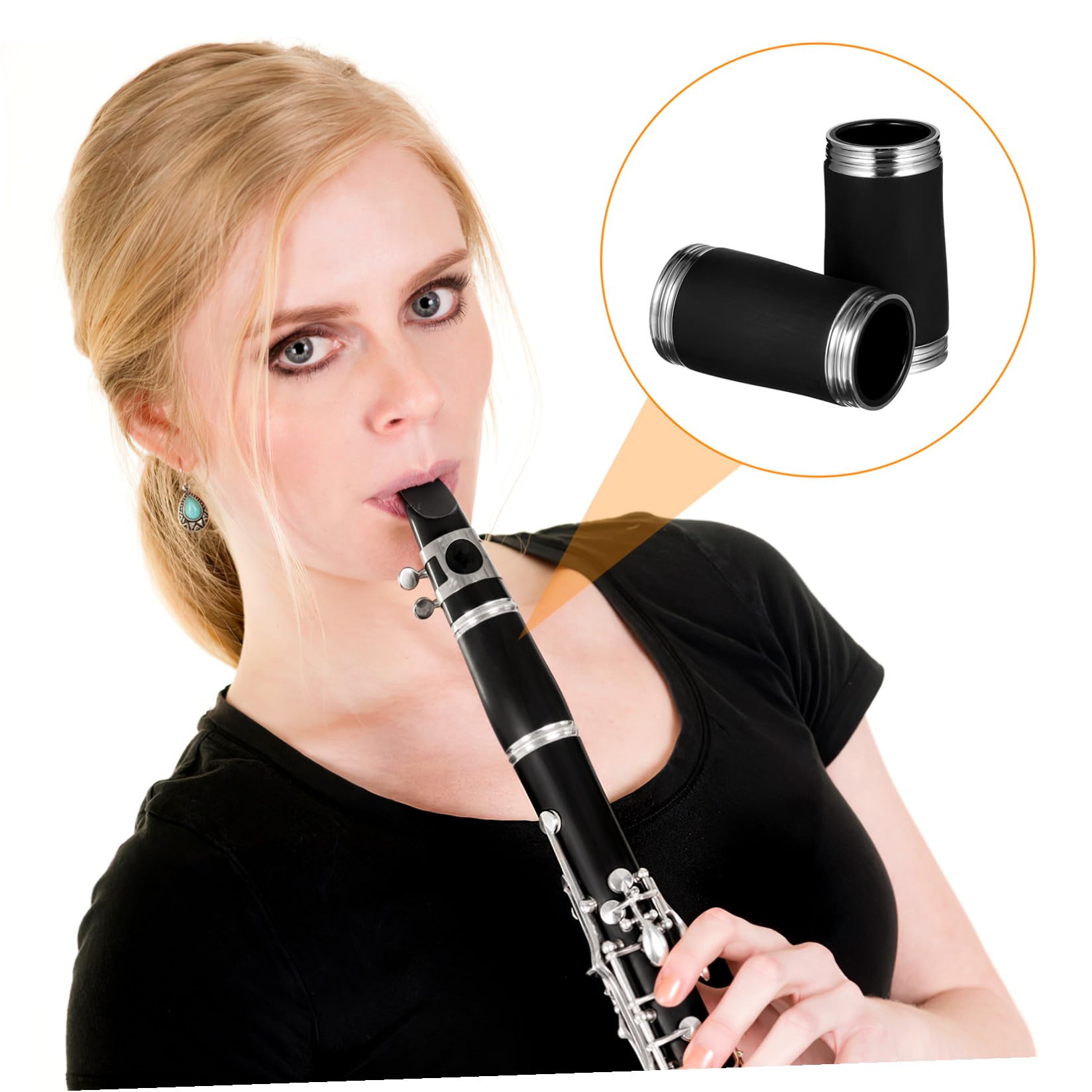 ibasenice 4piezas Tubo De Afinación Para b De Secciones De Herramienta Práctica Para Instrumentos De Viento Afinación Precisa y