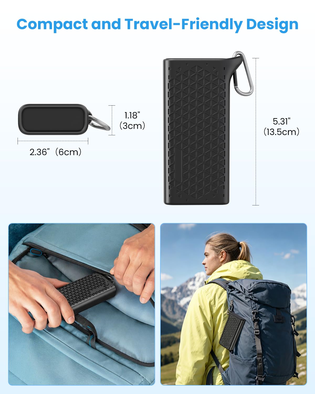 16-in-1 CFexpress Tipo A + SD + TF Card Reader & Storage Case Combo, USB-C 3.2 Gen2 10Gbps ad alta velocità Multi Card Reader Portable Card Holder Adapter per fotocamere, telefoni, droni, action
