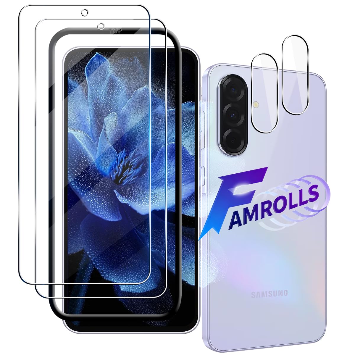 Amazon.co.jp: 【2+2枚セット ガイド枠付き】 対応 Galaxy A36 5G
