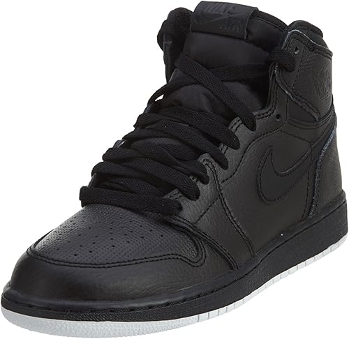 Air Jordan 1 High OG Big Kid's Shoes "Black White"
