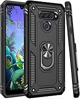Vista 1 de Compatible con LG K50 Case/Funda de teléfono LG Q60, [grado militar] Soporte magnético para anillo de coche Soporte Funda protectora (negro)