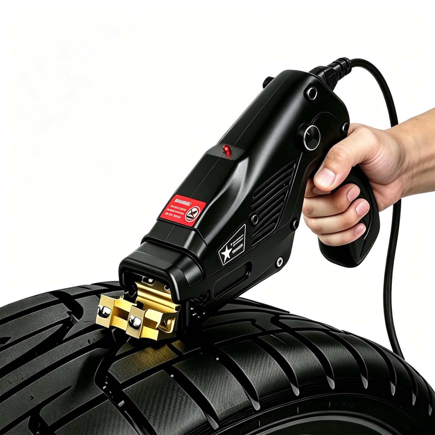 YXYLJOZ Tire Regroover Machine,400w Tyre Groover, Tire Cutters Tool,Speed Adjustable Power,9-14 Mm Cutting Depth, For Off-Road Vehicle/Truck/Car Rubber Tires