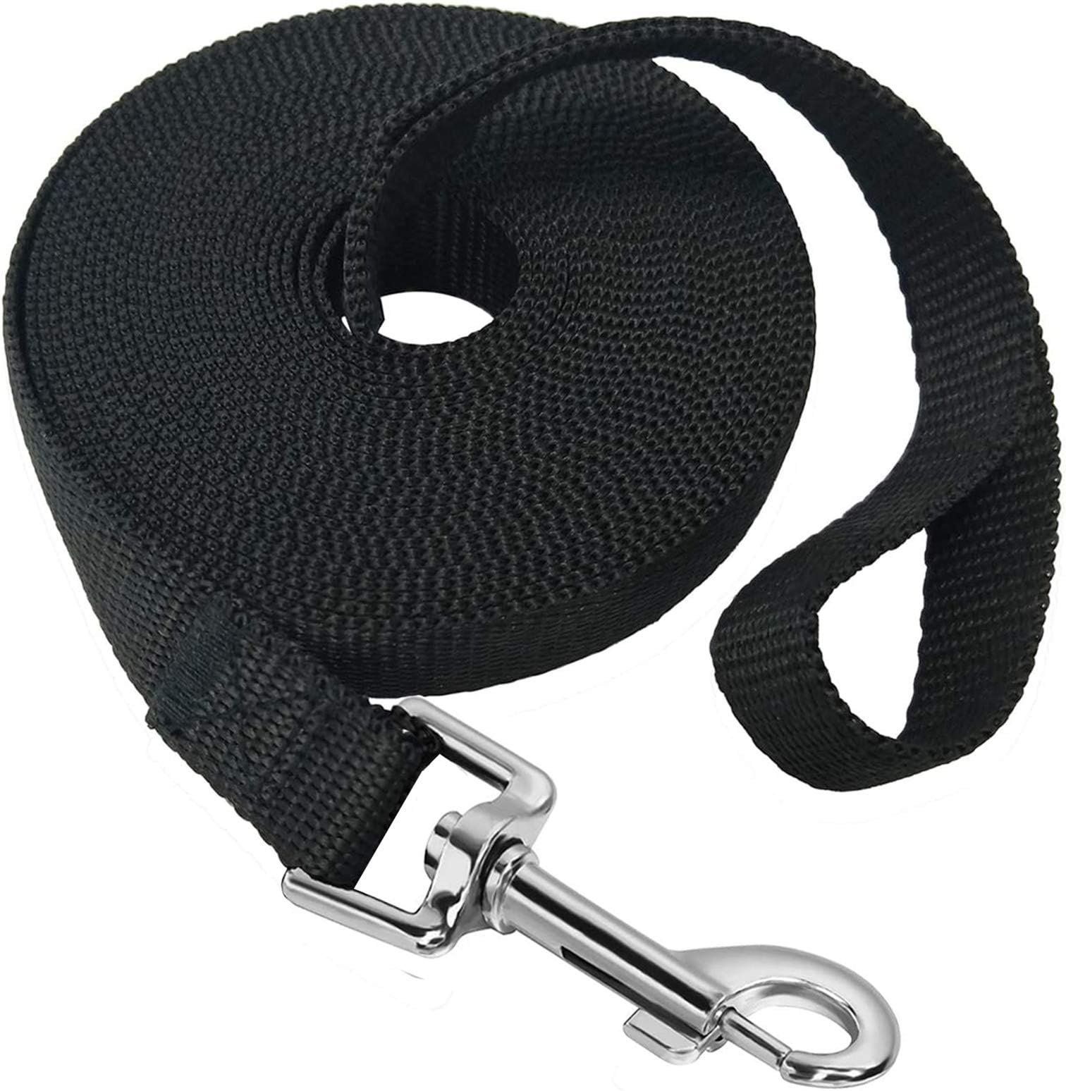 MainiusiLong Training Dog Lead 30m, Super Long Dog Lead 30m Training Leash 30m Dog Lead for Dog Tracking Training Obedience (30m, Black)
