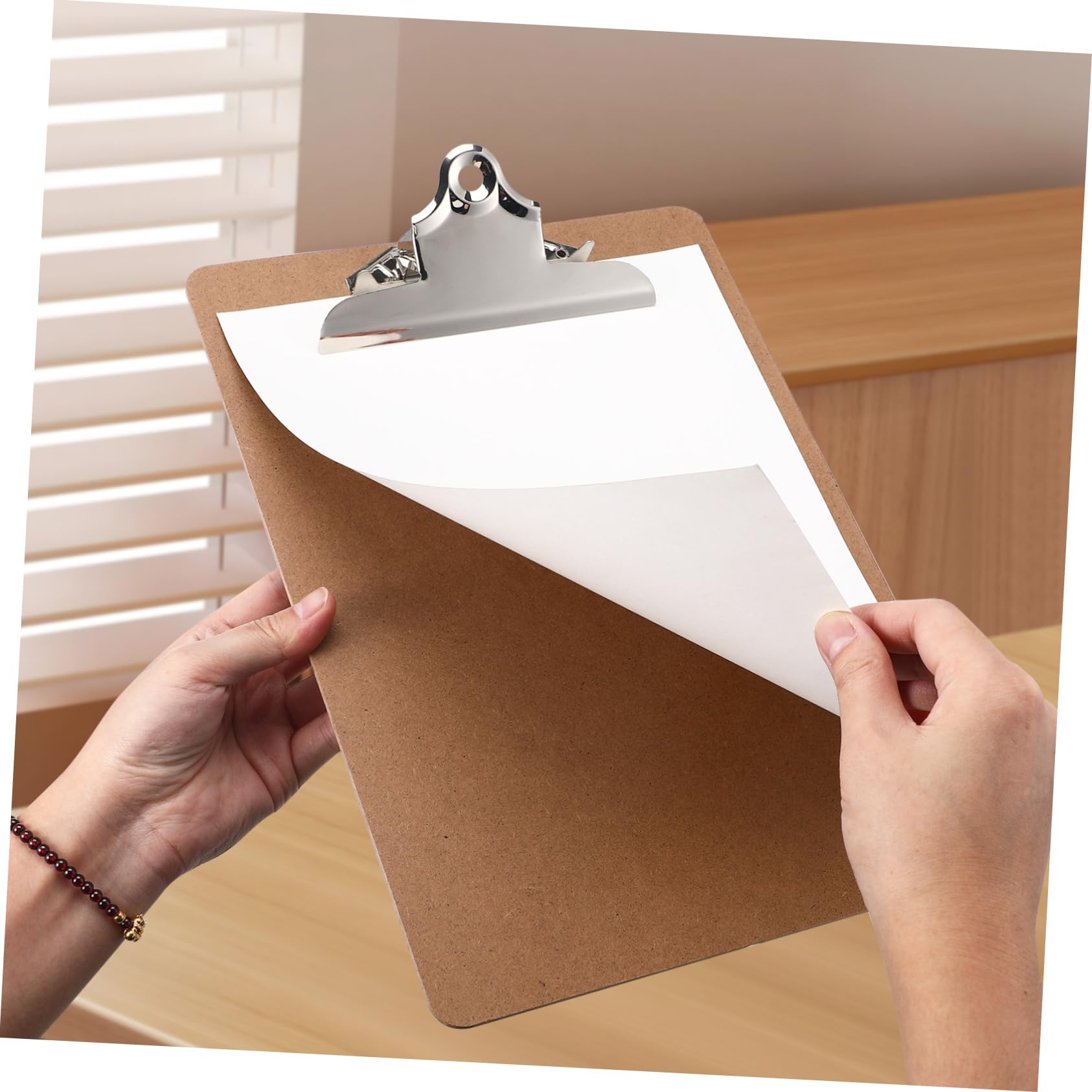 PLAFOPE 6pezzi Clipboards Portatili Da Lavagne Per Ufficio Con Clip Sicura e Versatile Per Scrittura Disegno e Appunti Per Professionisti Movimento