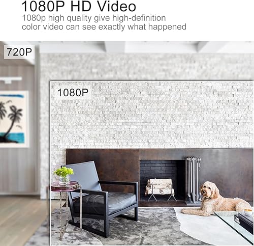 Miniatura 2 de Reloj de cámara oculta 1080P WiFi de seguridad con cámara oculta con visión nocturna/detección de movimiento, cámara de niñera inalámbrica, cámaras
