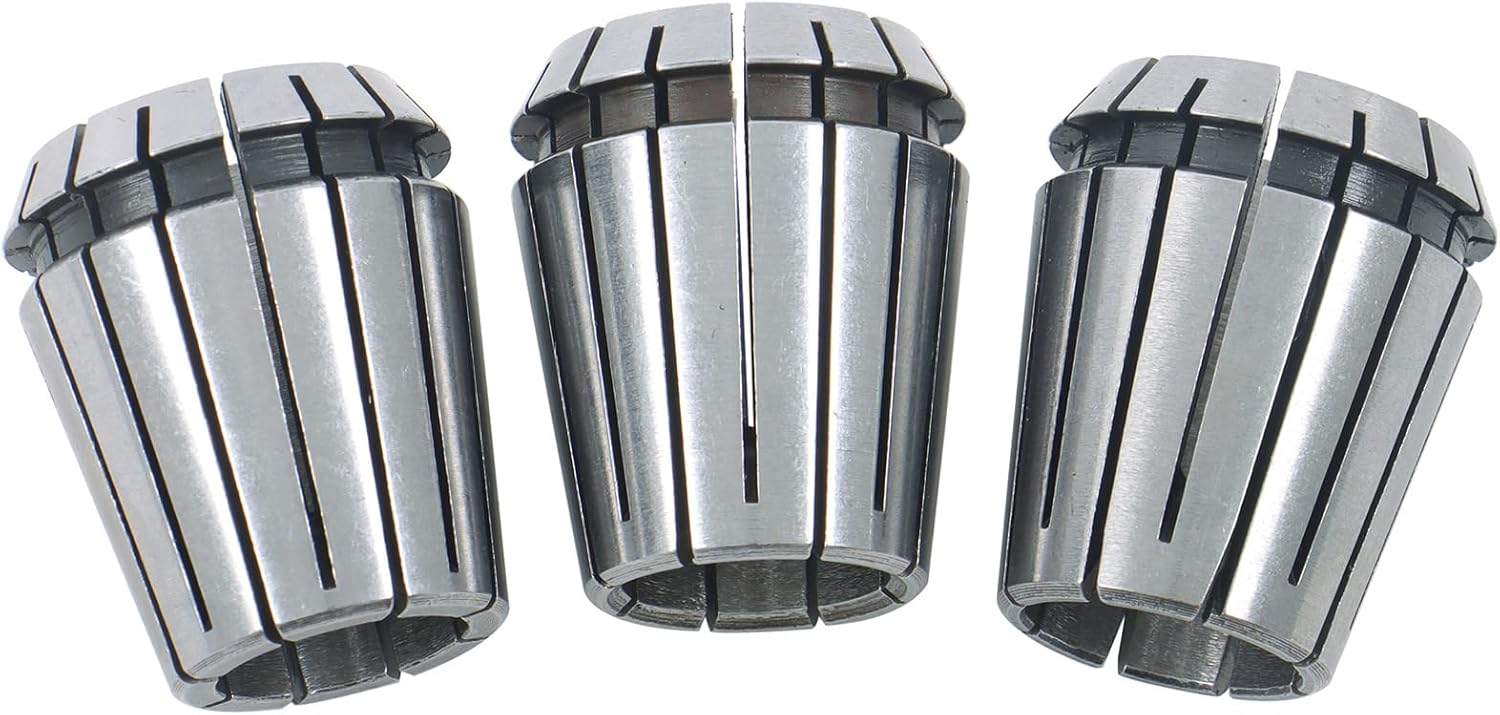 findmall ER32 MT3 Collet Chuck Holder with 18Pcs ER32 Collet Set and Wrench for Milling Machine
