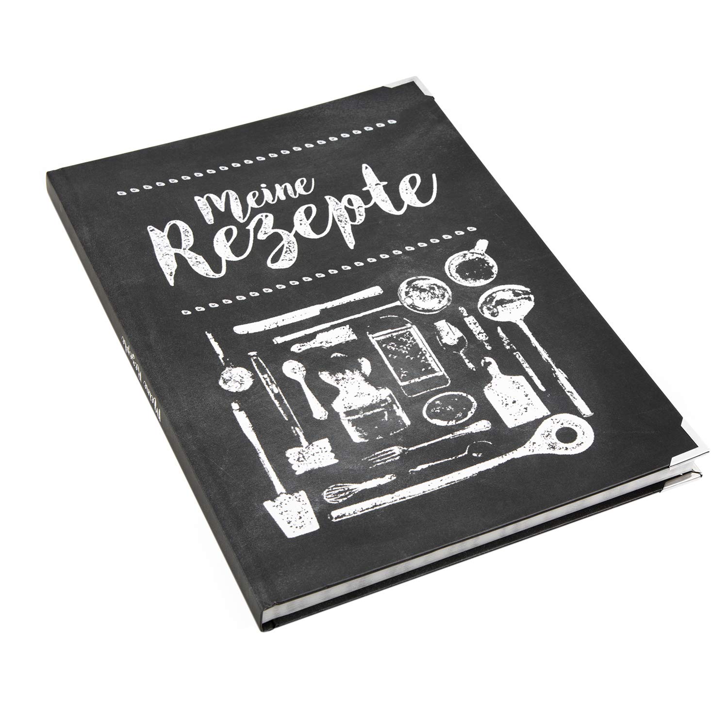 Logbuch-Verlag Set di ricette in formato DIN A4 + A5-3, libri da cucina da scrivere fai da te, set regalo libri come regalo cucina e cuochi amatoriali