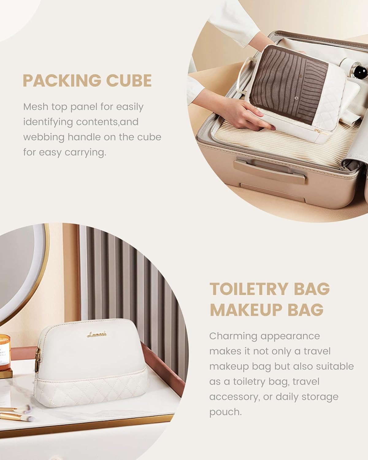 LOVEVOOK Large Travel Duffle Bags For Women,Weekender Bag With Shoe Compartment Amp Wet Pocket,Hospital Bag For Women Labor Delivery,Carry On Overnight Bag With Wet Pocket,Gym Sleepover Bags - Image 7