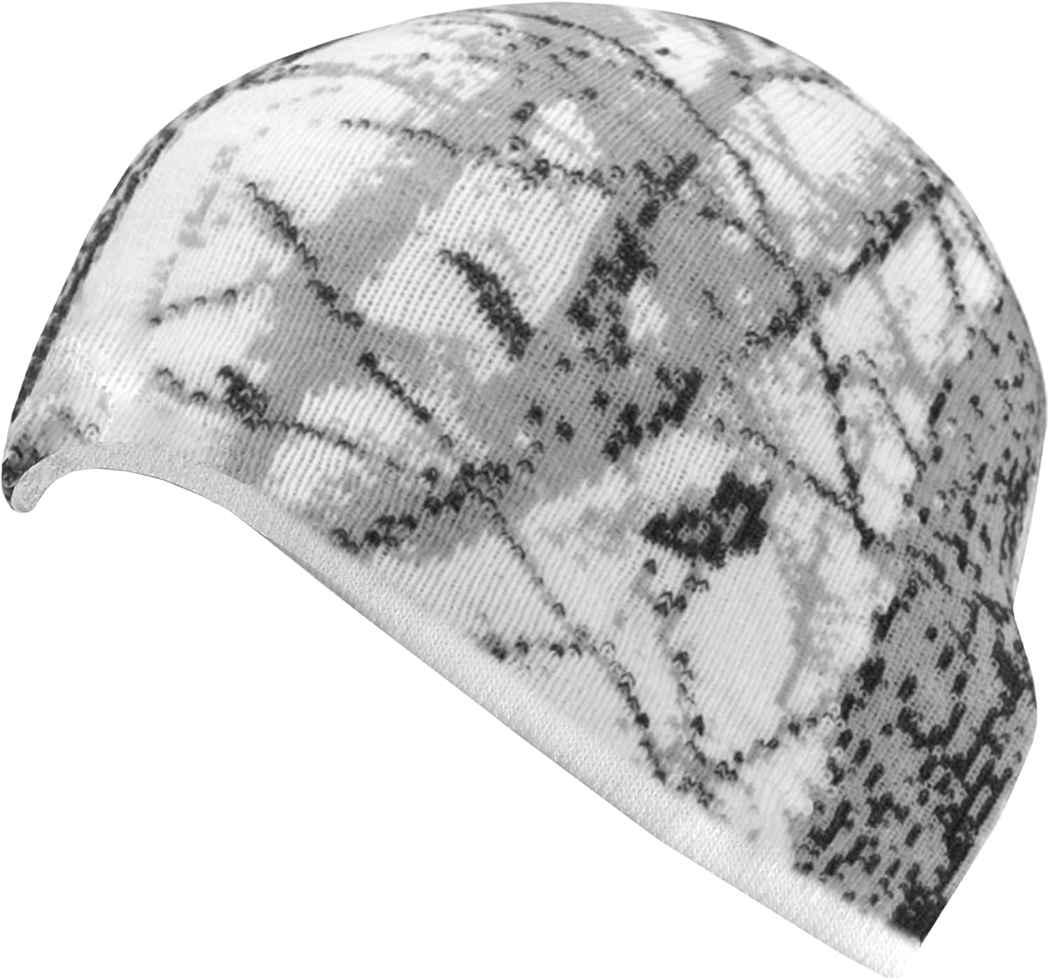 Quietwear Men's Digital Knit Camo Beanie, Adventure Snow, One Size