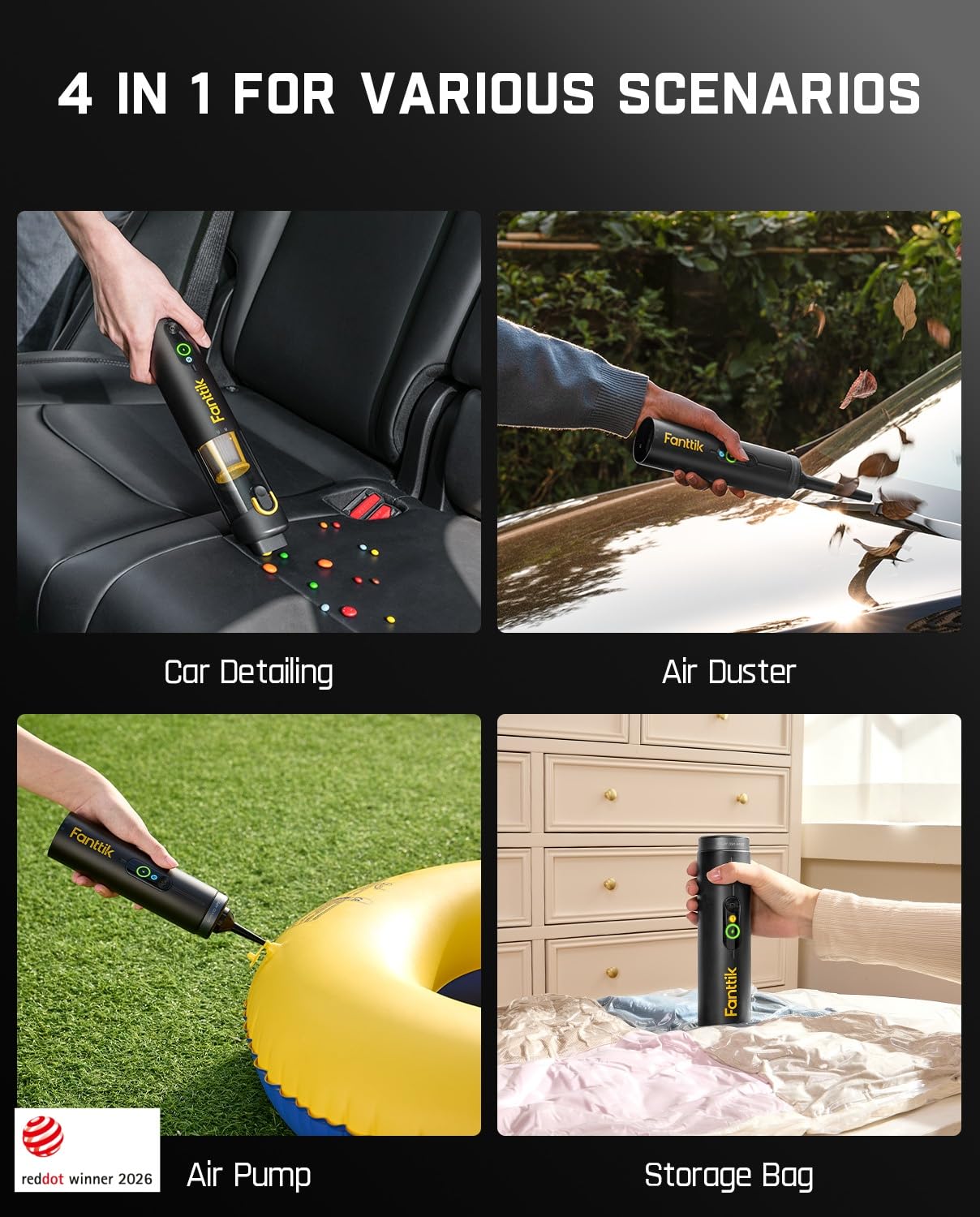 Fanttik Slim V10 APEX Cordless Car - Key Features
