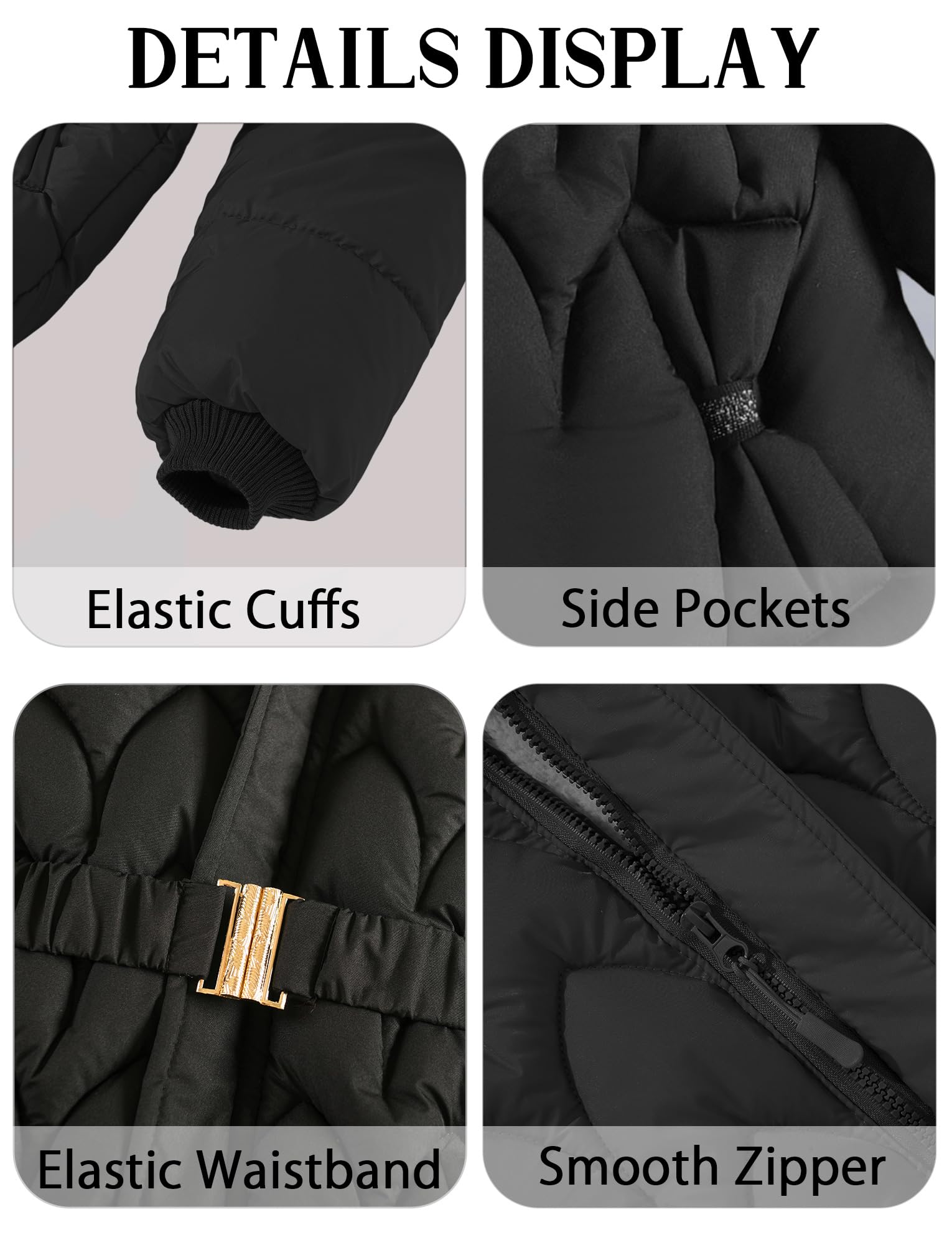 FEOYA Mädchen Winterjacke Lang Kinder Jacke Puffer Teddy Teenager Mantel Mit Kellkapuze Gefüttert Baby Wintermantel Fleece Outdoor Daunenjacke Warme Schnee Dicke Wasserdicht 3-8 Jahre 110-140Cm