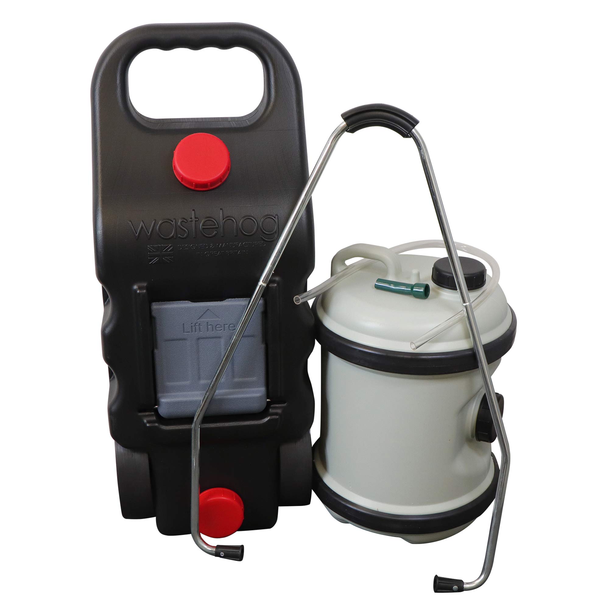 Leisurewize Fresh Water Hog & Waste Water Hog Twin Pack, Ideal for Caravanners and Campers (LW637)