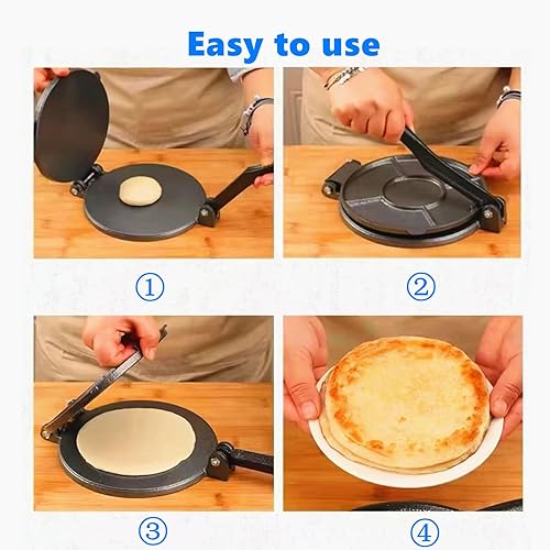 Miniatura 4 de Prensa de tortilla Máquina de panqueques de hierro fundido de alta resistencia Máquina de panqueques Máquina de panqueques de hierro fundido