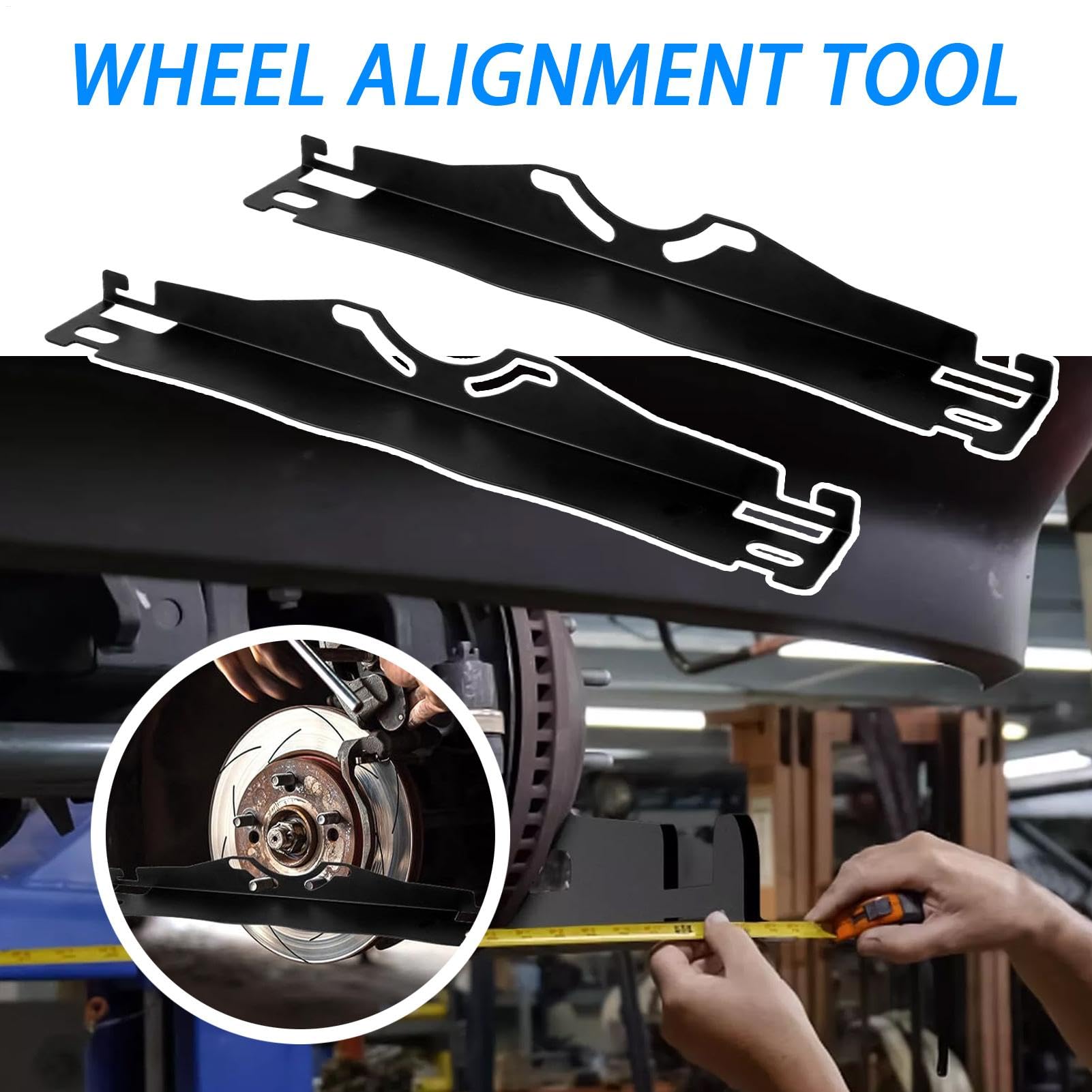 Strumento di Convergenza per Auto Strumento Allineamento Ruote, Rapido di | 2 Pezzi Migliora Stabilità Guida, Manutenzione Veicoli, Garage Domestico, Appassionati Motori
