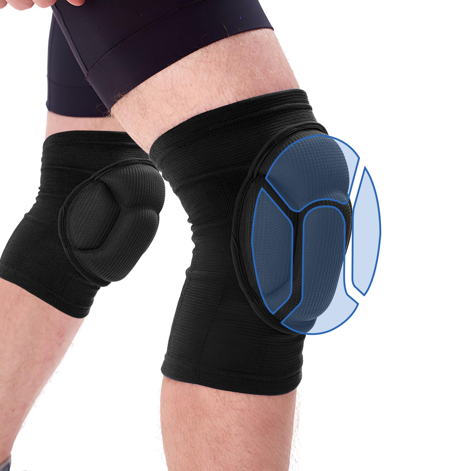 MoKo Genouillères De Compression Professionnelles  1 Pair Q 840465