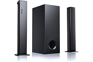 Sound Bar for Smart TV 2.1CH 190W Peak Power Soundbar