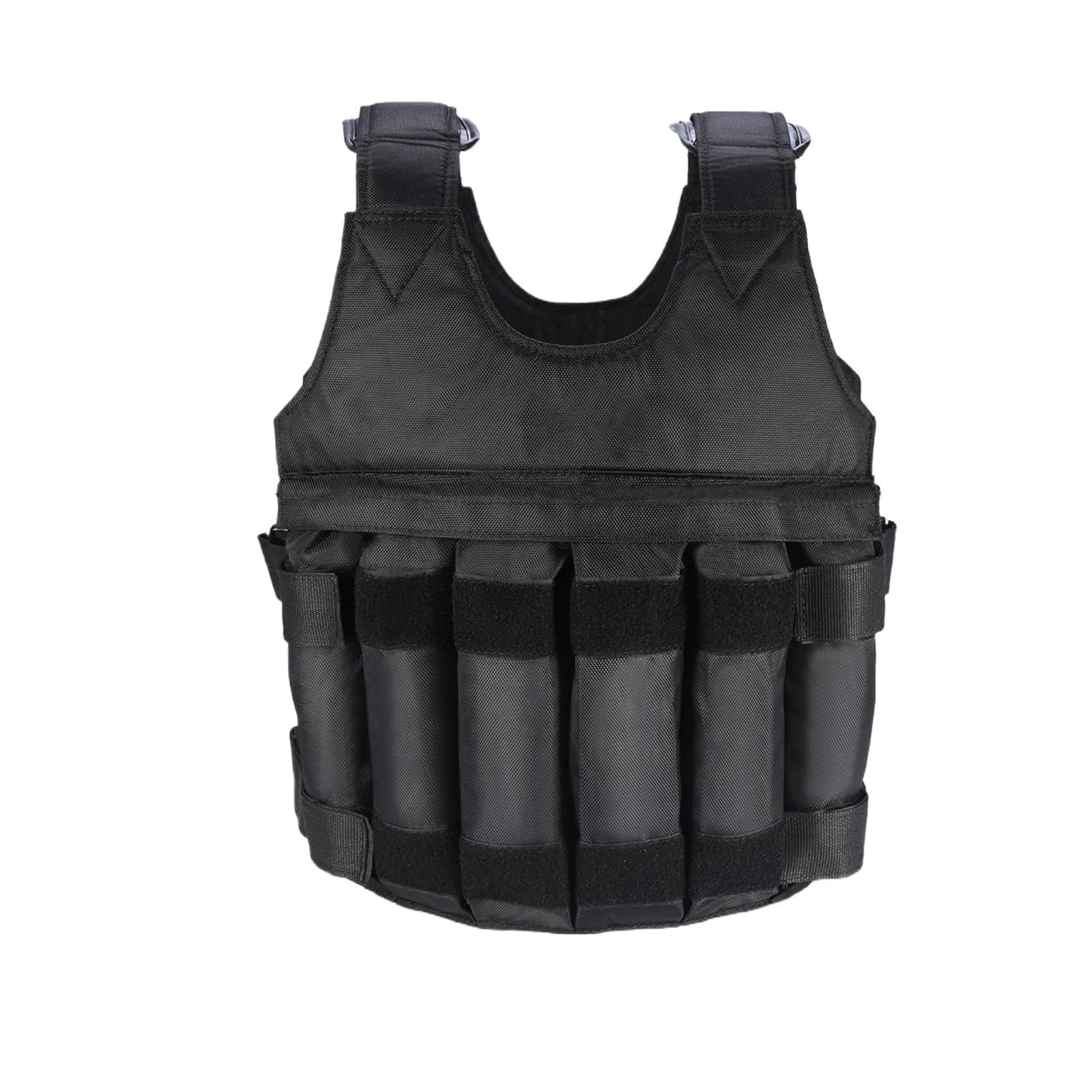 Exercise Training Fitness Empty Weight Vest 50KG Maximum Loading Adjustable Workout Strength Training Vest
