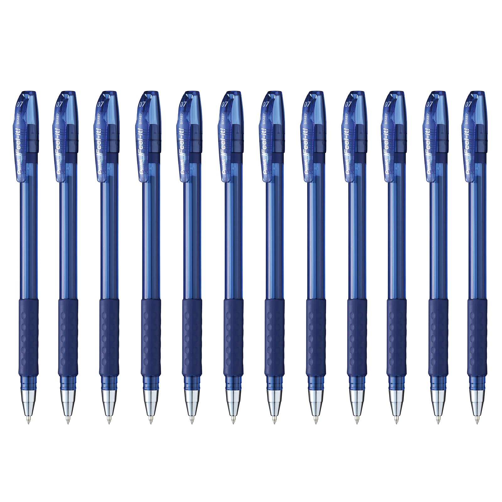 Pentel I Feel It. Ballpoint pen 0.7 mm blue pack of 12